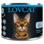 LOVCAT Pure Turkey Goose m&auml;rg kassitoit kalkuni- ja haneliha, 200 g