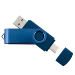 USB m&auml;lupulk 256 GB, USB 3.0/3.2, USB-C, TWISTER, tumesinine