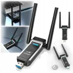 Traadita v&otilde;rgukaart EDUP WiFi 6 adapter, USB 3.0, 2.4GHz/5GHz