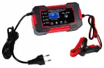 Akulaadija LCD-ekraaniga, 12V, 6A, taastamisfunktsiooniga