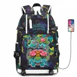 Laste koolikott Pikachu pildiga, veekindel, A4 formaat, USB-&uuml;hendusega