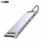 USB-C stend 11-&uuml;hes, 87W PD, 4K HDMI, VGA 1080P