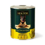Koeratoit linnulihaga kastmes HEKTOR t&auml;iskasvanutele, 12 x 1240 g