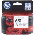 HP 651 C2P11AE v&auml;rviline tint, ~300 lehek&uuml;lge