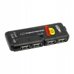 USB jagaja ESPERANZA, 4 pesa, USB 2.0