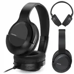 Juhtmevabad k&otilde;rvaklapid TONSIL R55BT Bluetooth On-Ear TWS ANC mustad