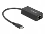 Adapter Delock USB-C kuni 1x Gigabit LAN 1000 Mbps