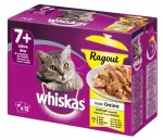 M&auml;rg kassitoit WHISKAS 7+ kana komplekt želees, 12 x 85 g