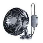 Autos&otilde;iduki USB ventilaator, kaasaskantav, vaikne, 12V/24V