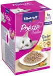 Kassi toit VITAKRAFT POESIE CREATION lihaga ja kastmega, 6 x 85 g