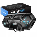 Mootorratturite raadioside Fodsports M1-S Pro, Bluetooth 5.4, 2000 m, kuni 10-le, rakendusega