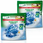Pesupesad Sofin White and Light Vegan, v&auml;rvikaitsega, 48 tk