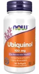 NOW Foods Ubiquinol Koens&uuml;&uuml;m Q10 Kaneka 100mg, 60 kapslit