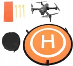 Kokkupandav DJI Mavic PRO SYMA MTA drooni maandumismatt 75 cm, valgustusega