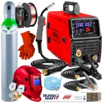 Keevitusmasin IDEAL TECNO MIG 202 LED, MIG/MMA/TIG, 200A, IGBT, alumiiniumile