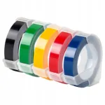 3D paelade komplekt Dymo Omega S0717930, 9 mm, 5 v&auml;rvi, 5 tk