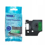 Teip DYMO D1 45019, roheline musta tekstiga, 12 mm