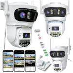V&auml;ljas IP WiFi kaamera, p&ouml;&ouml;ratav objektiiv, 3x suum, QHD, 5MP, rakendusega juhitav