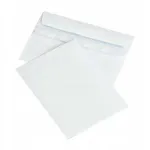 C6 &uuml;mbrik, isekleepuv, valge, 114x162 mm, OFFICE PRODUCTS.