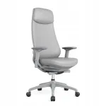 Kontoritool LUNA, ergonoomiline, hall, &ouml;koloogiline nahk