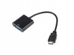 Adapter HDMI (pistik) VGA (pesa) koos heliv&auml;ljundiga 5086