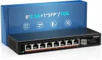 L&uuml;liti YuanLey, 8 porti, 2,5G Ethernet, 10G SFP-ga