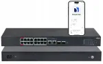 DAHUA CS4218-16ET v&otilde;rgul&uuml;liti, 16x PoE, 2x Combo, 240W, pilve juhtimine