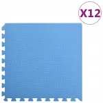 EVA vahust spordimatt, sinine, 60x60x1 cm