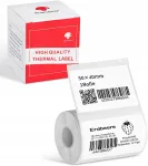 Valged termokleepuvad kleebised 50x40 mm, Phomemo M110/M122/M220/M221 jaoks