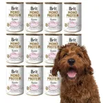 Brit Mono Protein koerakonservid j&auml;neseliha, 12 x 400 g