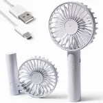 T&ouml;&ouml;laua ventilaator Mini kokkupandav, vaikne, 1800 mAh, USB-C