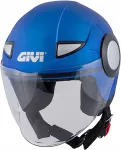 Laste avatud mootorratta kiiver GIVI J.05, sinine, suurus 52