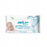 Niisked salvr&auml;tikud JELP Baby 0+ tundlikule nahale, 99,9% vett, 64 tk