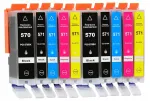 Tintikassetid Canon PGI-570 CLI-571, 10 tk, PIXMA MG 5750 XL printerile