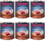 Koerakonservid Rocco Classic, sealihaga, vasikaliha ja taliha, 6 x 800 g
