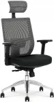 Kontoritool ADMIRAL, must, ergonoomiline, v&otilde;rguga, p&ouml;&ouml;ratav