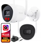 V&auml;liskaabel WiFi-kaamera HiLook IPC-B120HA-D/W(W) mikrofoniga, k&otilde;lariga ja SD-kaardi pesaga