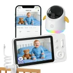 NANNY HOME WiFi beebimonitor, 360&deg; PTZ, kahepoolse heliga