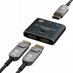 DisplayPort l&uuml;liti Chenlenic, 2-in-1, 16K, kahepoolne