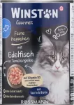 WINSTON konserveeritud kassitoit l&otilde;heliste kalafileega tomatikastmes, 400 g
