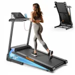 Kokkupandav elektriline jooksulint, vaikne, 15&deg; kaldenurk, kuni 13,5 km/h, puutejuhtimine
