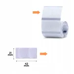 NIIMBOT ringikujulised l&auml;bipaistvad kleepsud, 42x21 mm, 305 tk, sobivad B1, B21-le