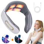 Soojendusega kaelamassager, elektriline kaasaskantav massager