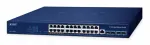 PLANET GS-6311-24HP4X juhtpaneeliga l&uuml;liti, 24 PoE+ porti