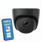 V&auml;line videovalvekaamera Reolink 4K, 12V, PoE, IP, must, kupli kujuga