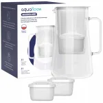 AquaFloow MaxiGlass 3 l valge veefilter-kann 3 filtriga