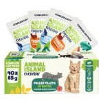 Animal Island m&auml;rg kassitoit kalkunilihaga ja valge kalaga, 40 x 85 g