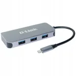USB-C jagaja D-Link DUB-2335, mitme pordiga