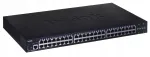 D-Link DGS-1250-52XMP v&otilde;rgul&uuml;liti, 48 PoE+ GE porti, 4 SFP+ porti