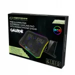 S&uuml;learvuti jahutusalus LED RGB valgustusega m&auml;nguritele